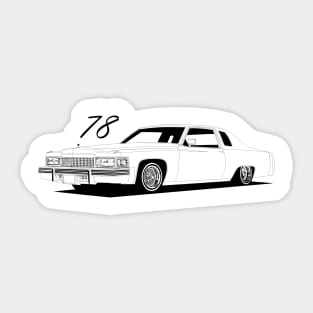 78 Cadillac Sticker